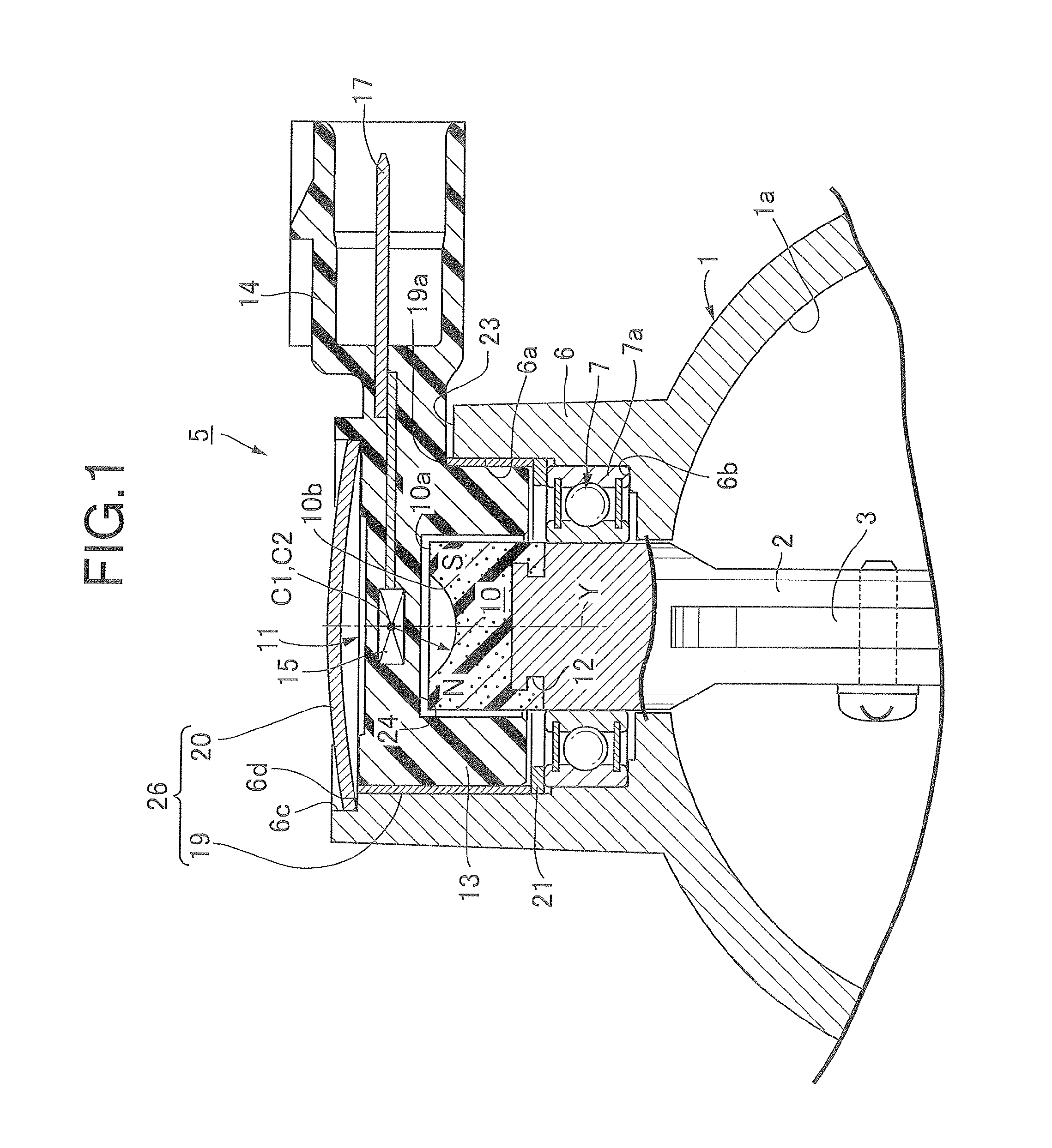 Rotation angle detector