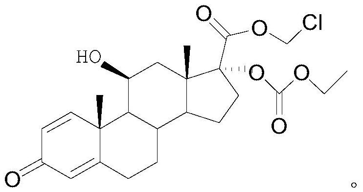 Method for synthesizing loteprednol etabonate