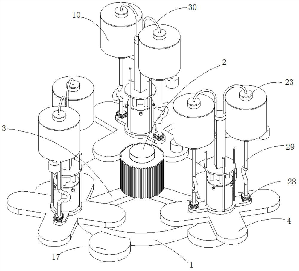 Dewatering and drying device for food processing