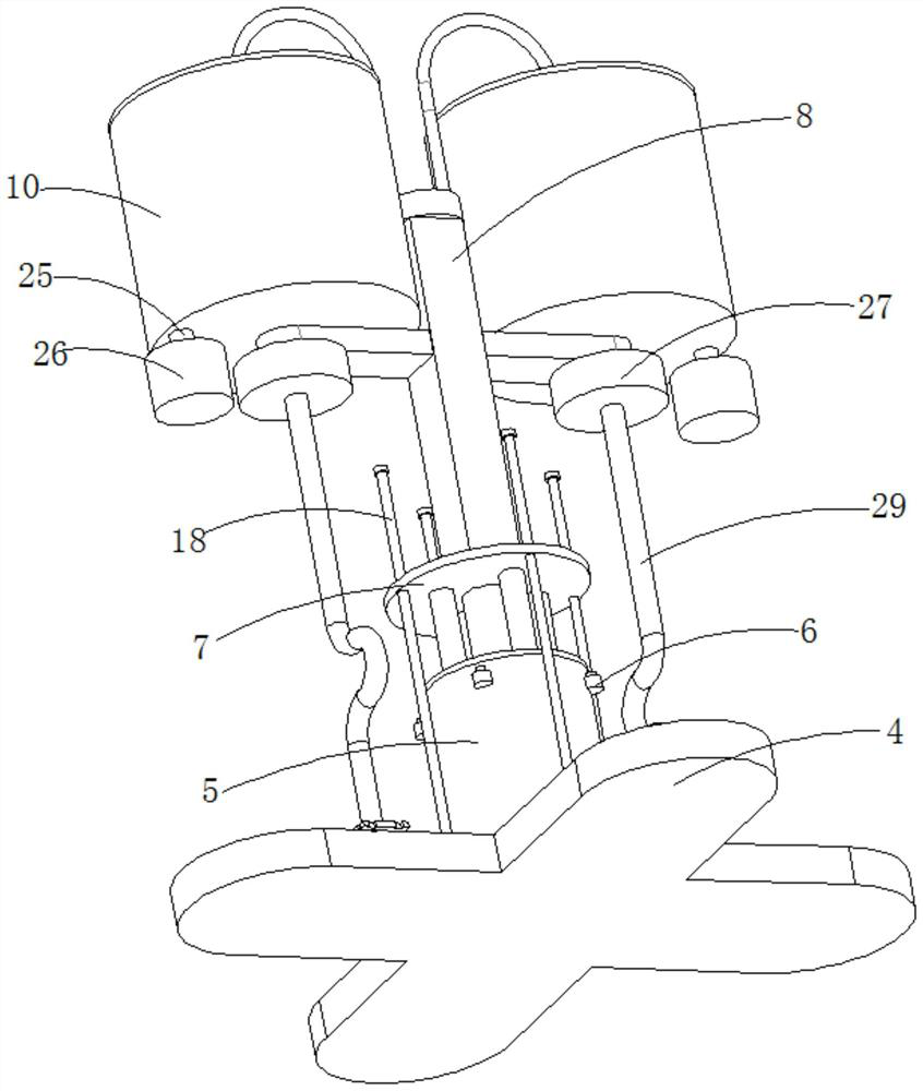 Dewatering and drying device for food processing