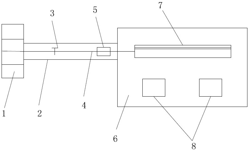 Linear source device of CIGS flexible solar cell selenium source