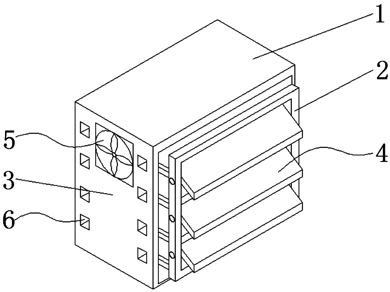 Air-cooled computer chassis