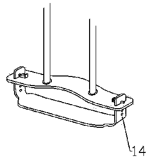 Manic psychiatric patient binding bed