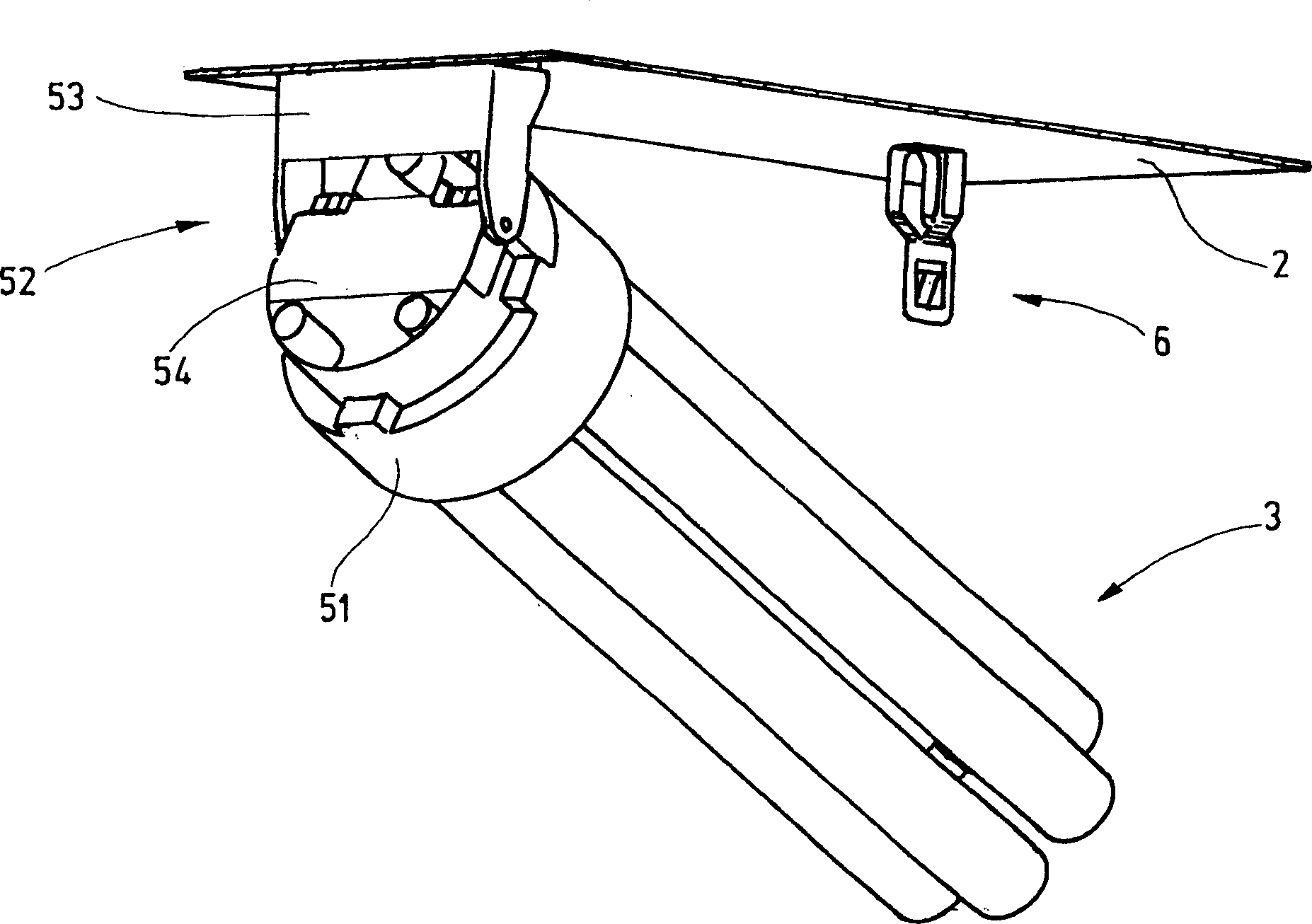 Fluorescent bulb retaining spring