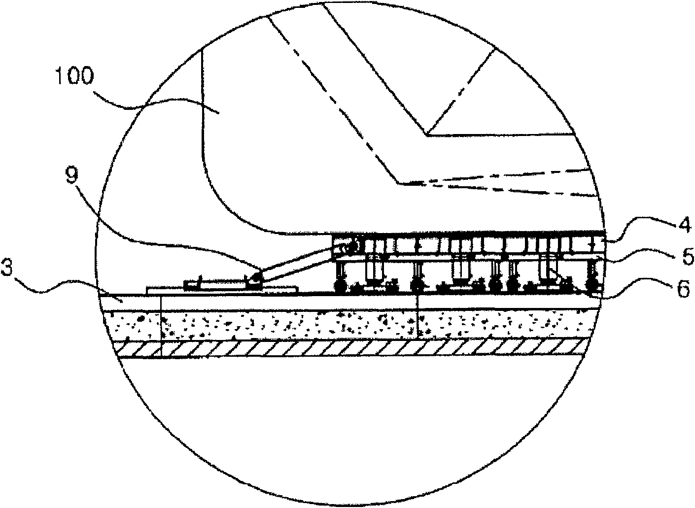 Method and equipment for transversely launching ship built on the ground