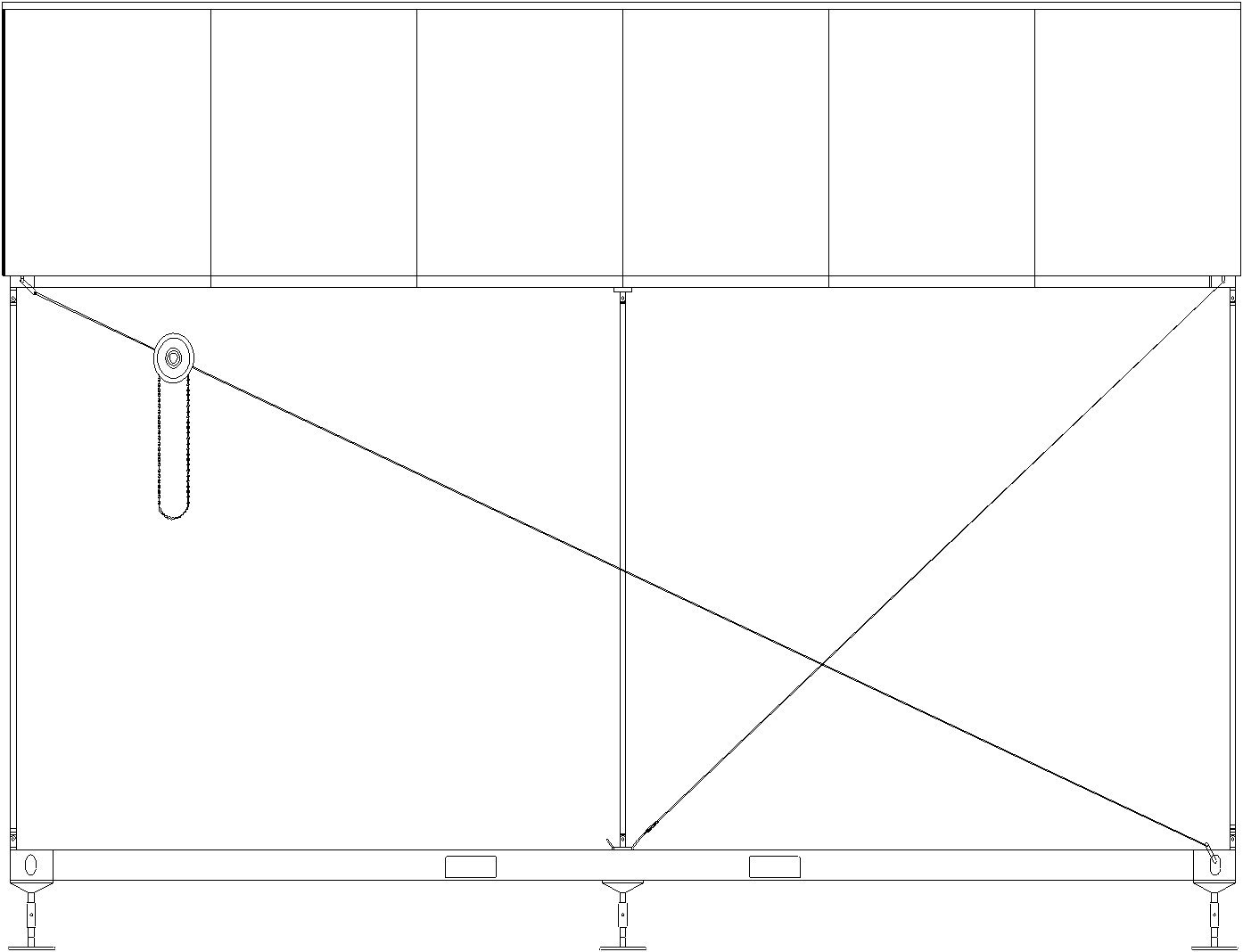 Method for building double-pitch roof unit activity house quickly