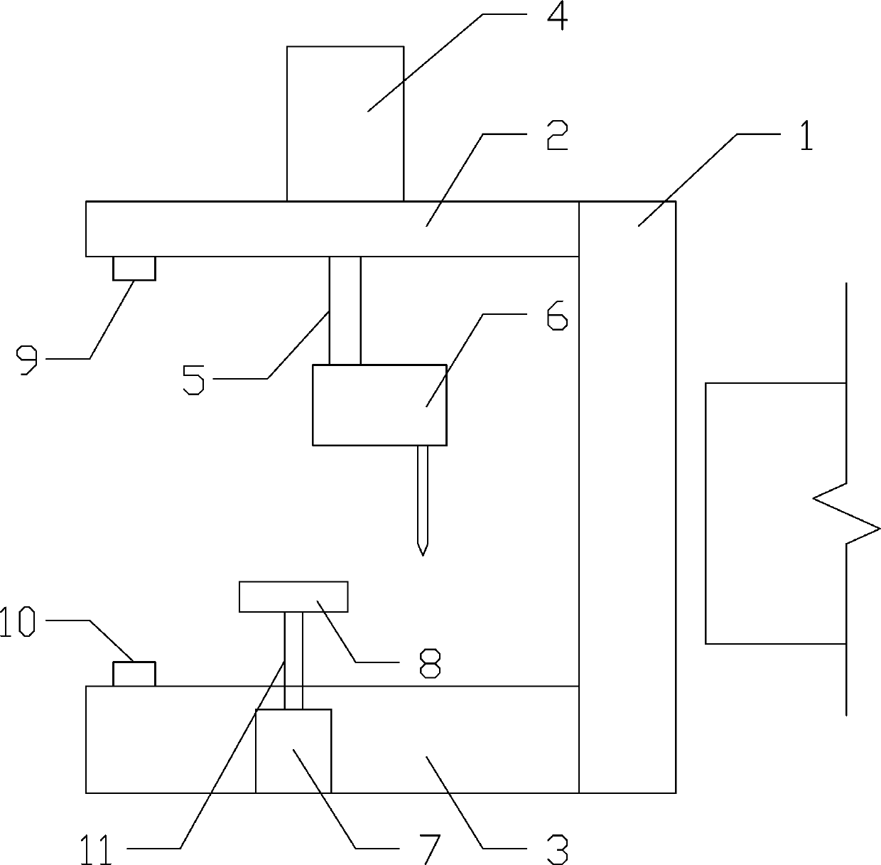 Guide cutting device for PVC extruder