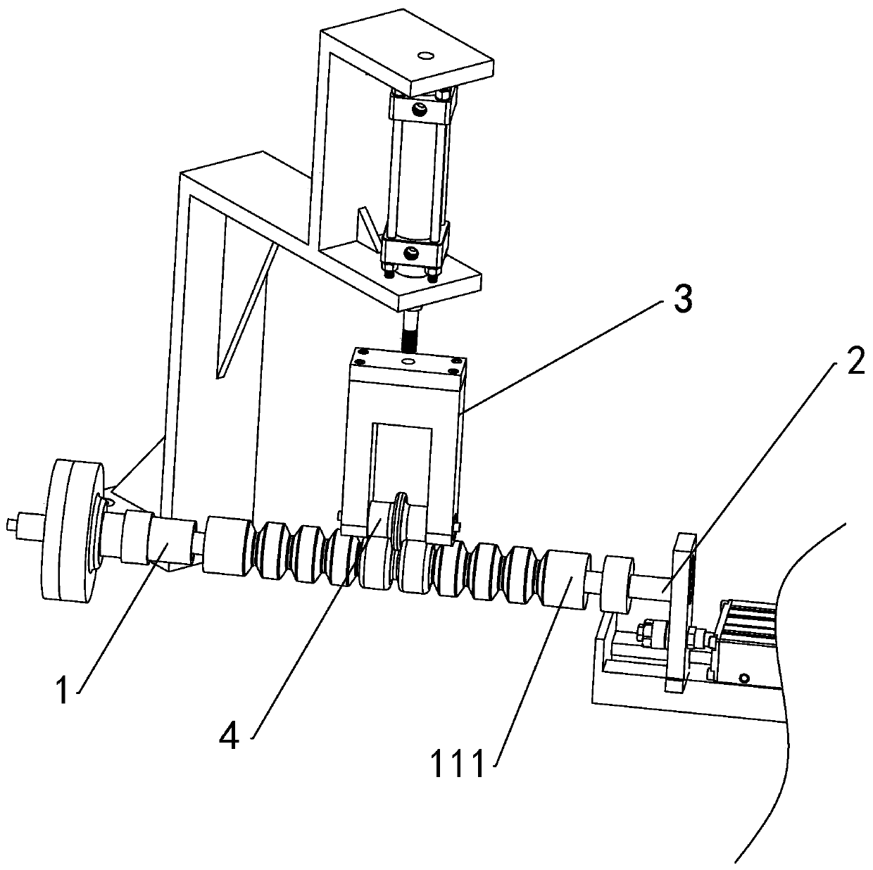 Stepping roll-in forming method and device for supramaximal deformation thin-wall pipe