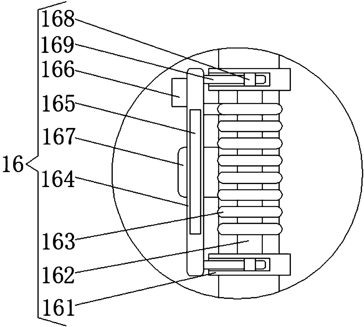 Indoor blind person directional walking training device for simulating internal clock orientation method