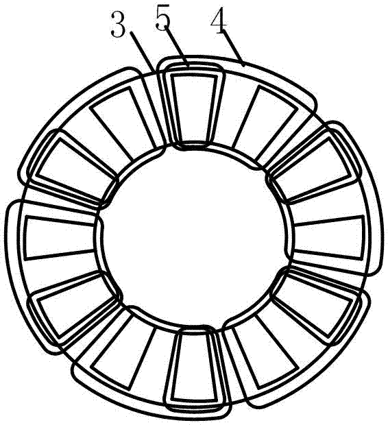 Permanent magnet wind-driven motor with low rotational inertia