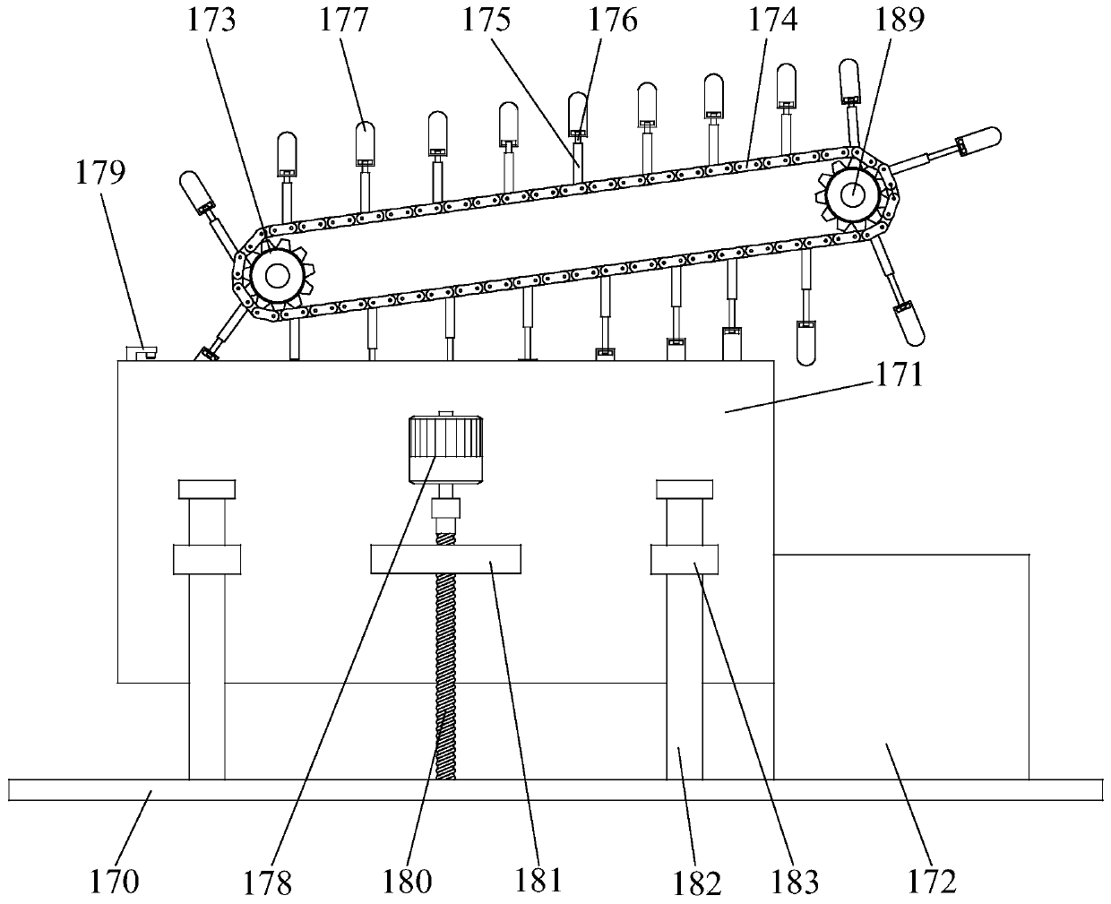 Automatic oil scraping system for swill separation and automatic oil scraping method thereof