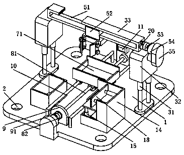 A selective laser melting rapid prototyping powder spreading device