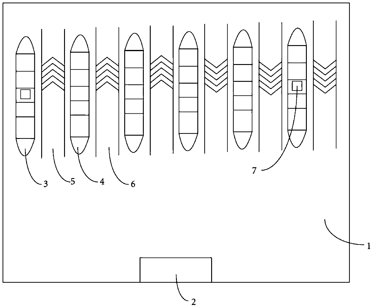 Highway toll station system based on modular structure construction