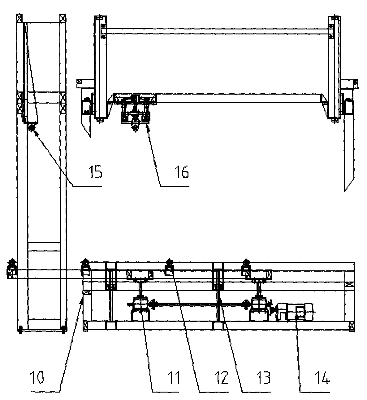 Automatic coating device for solar glass