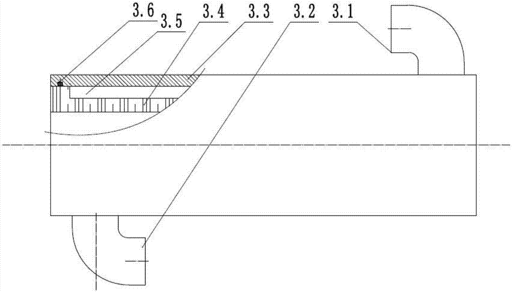 Alloy casting device and rotary continuous production equipment thereof