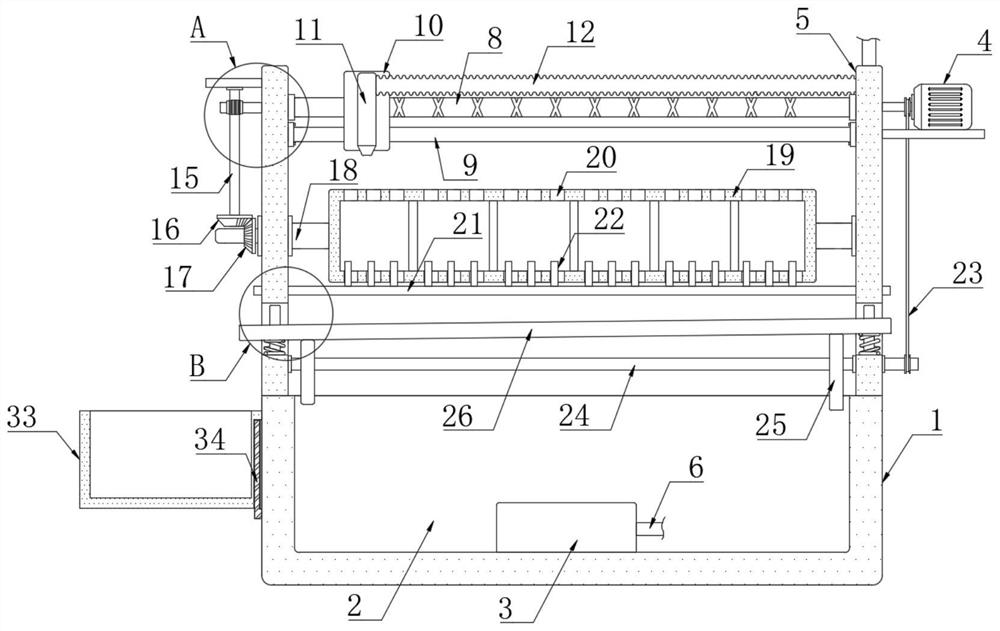 Oiling equipment for hardware fittings