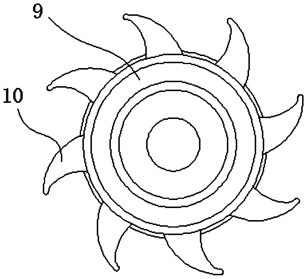 Efficient nonmetal-chain type mud scraper