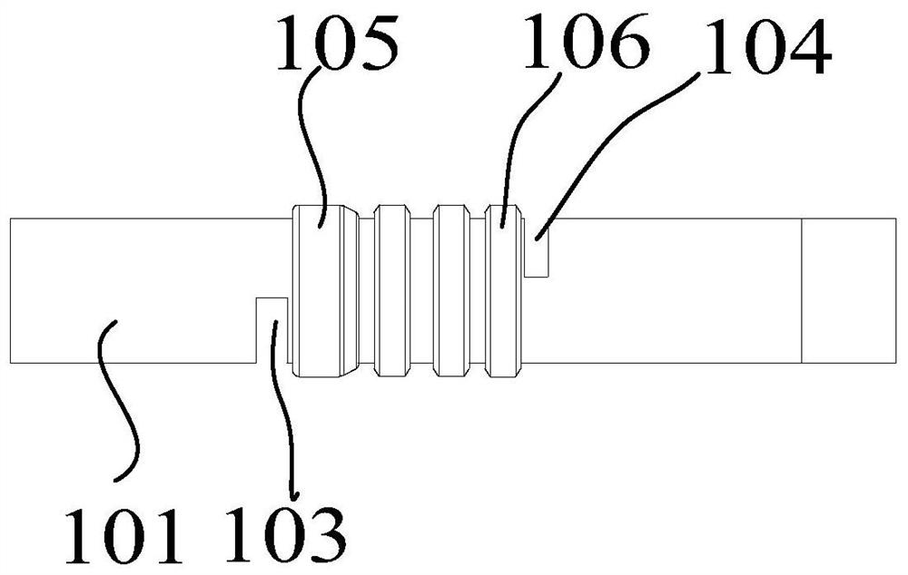 Reverse circulation forward sand washing type horizontal well rotational flow sand washing tool