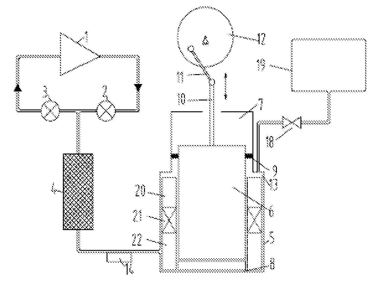 G-m refrigerator with phase modulation mechanism