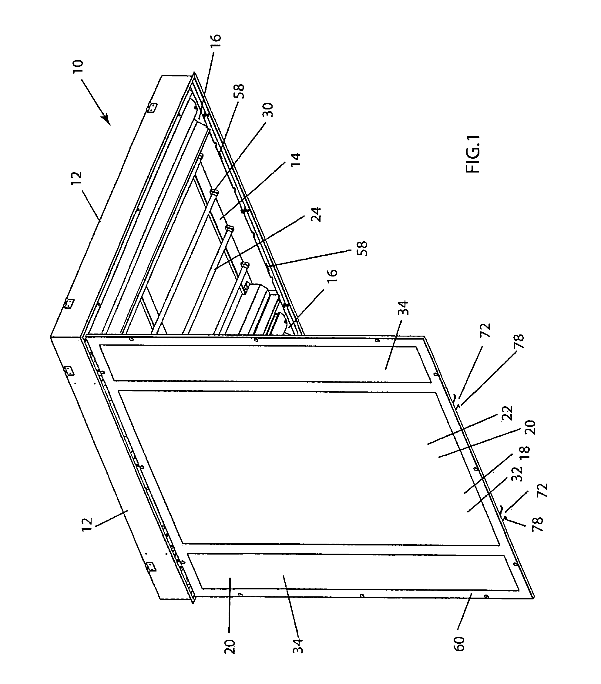 Medical-Patient-Room Ceiling Light Fixture