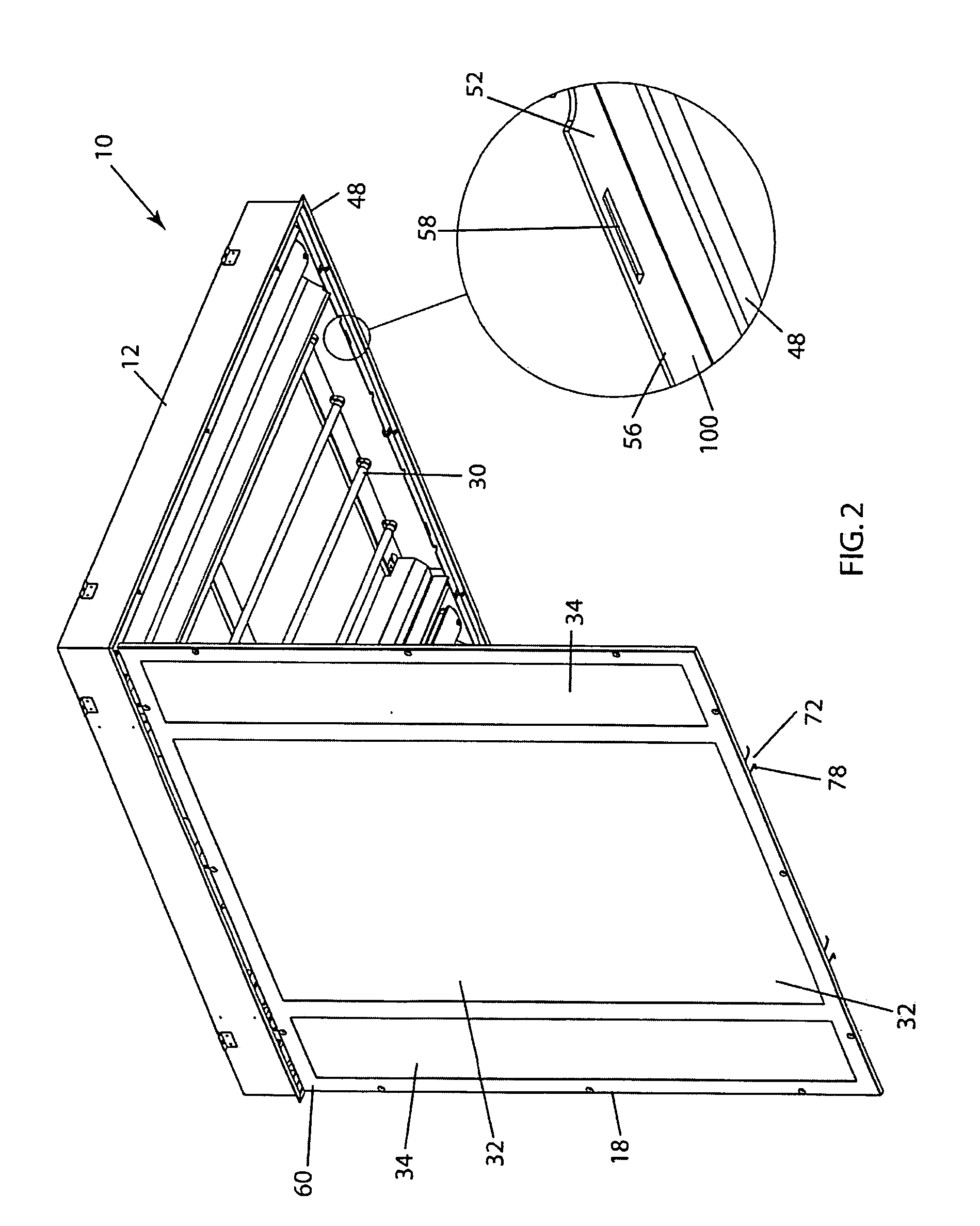 Medical-Patient-Room Ceiling Light Fixture