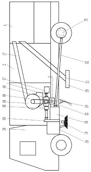 Washing and sweeping vehicle provided with single motor drive mechanism