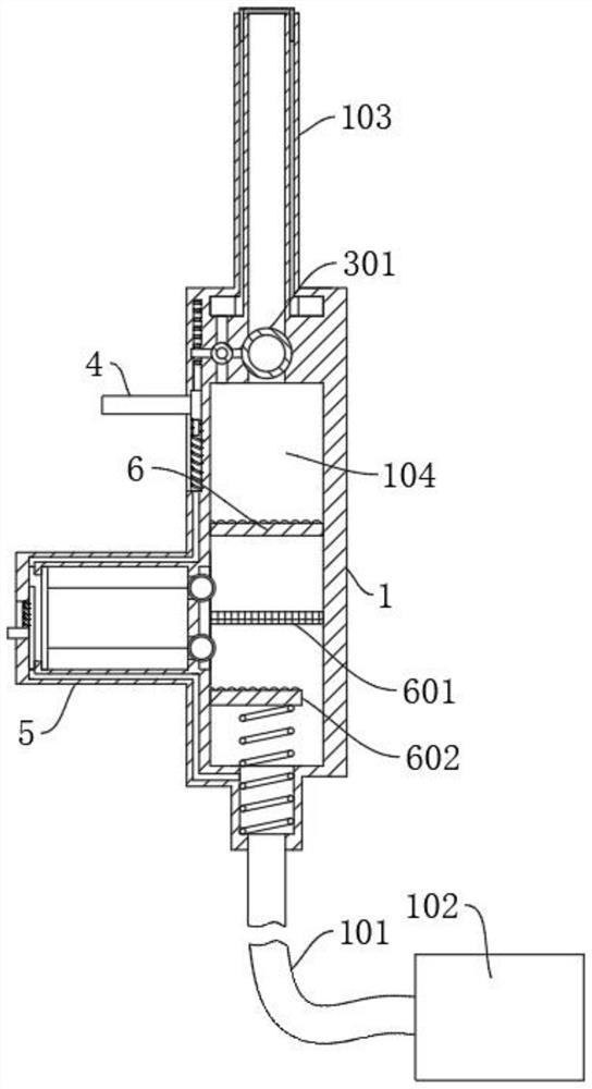 Oral foreign body suction device for dental restoration in ophthalmology and otorhinolaryngology