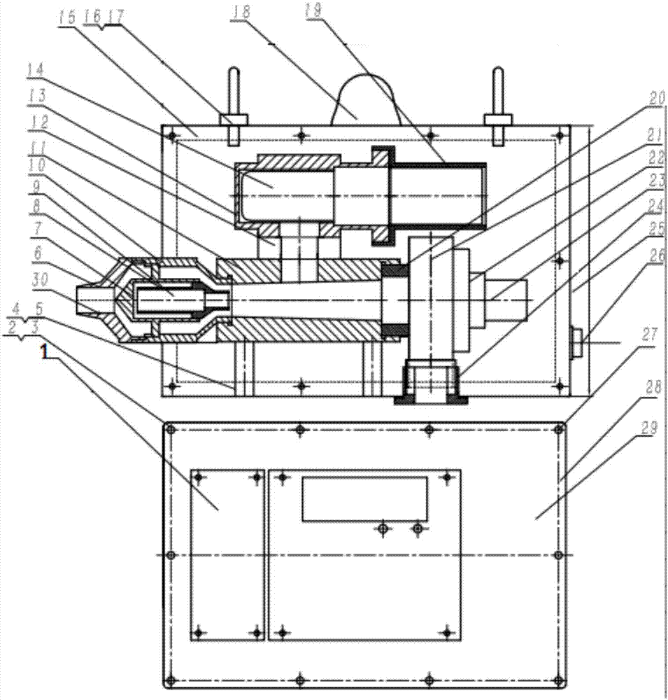 Intrinsic safety-type dust sensing device used for mining based on light scattering method