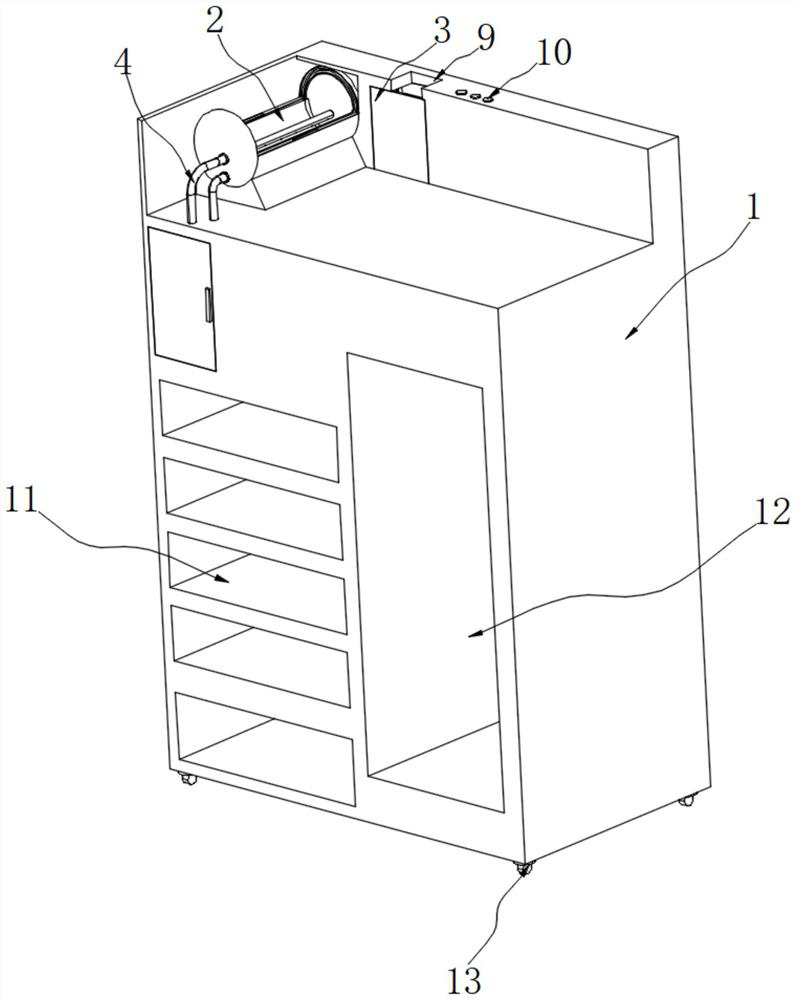 Working table convenient to operate and based on nurse oral care