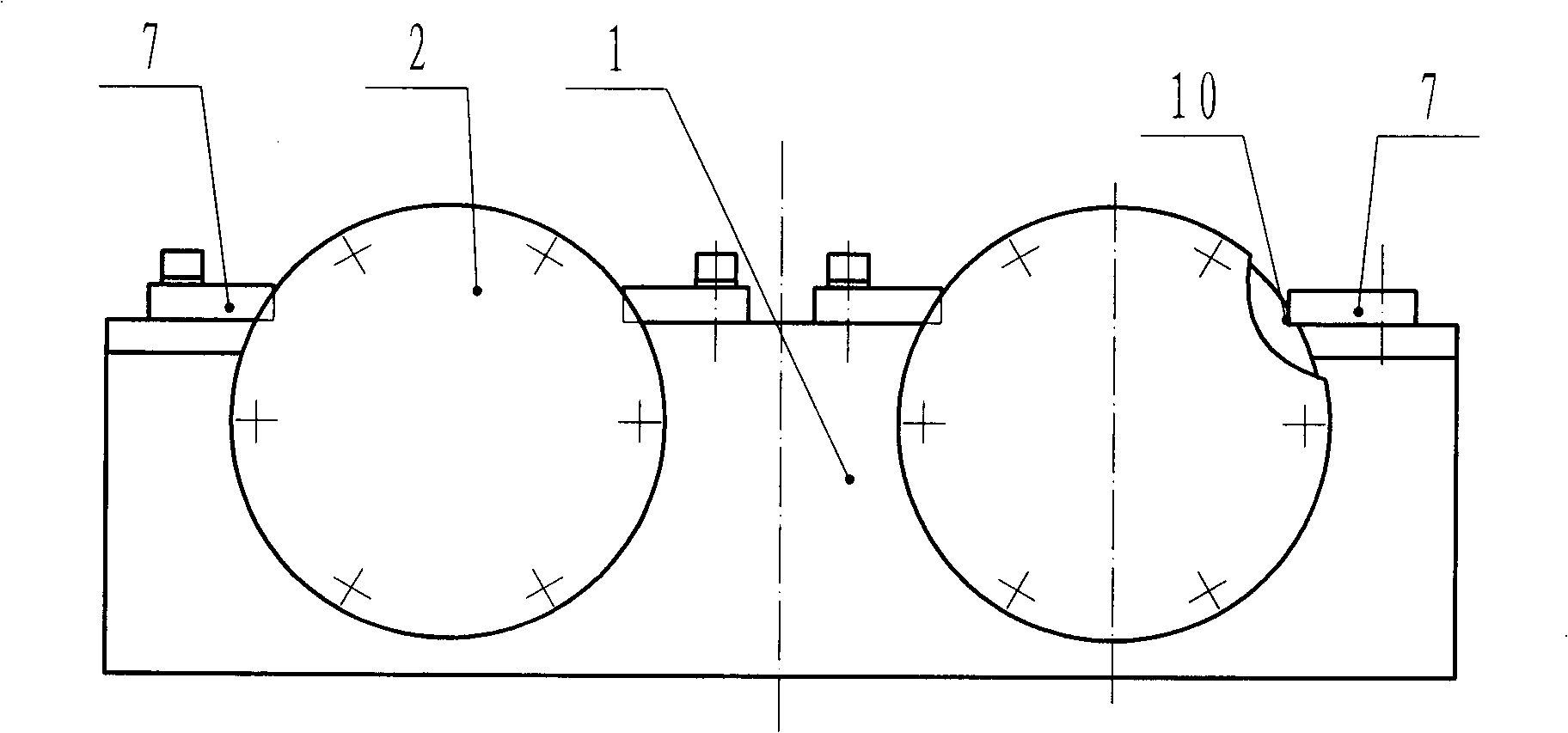 Quick fix mechanism of lower roller