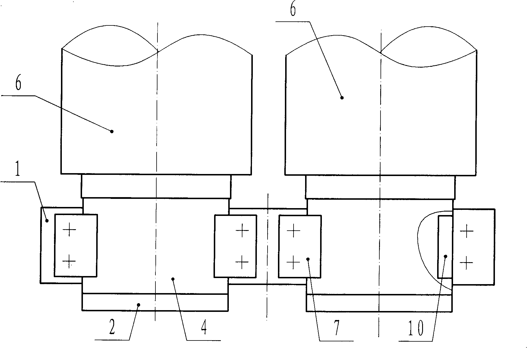 Quick fix mechanism of lower roller