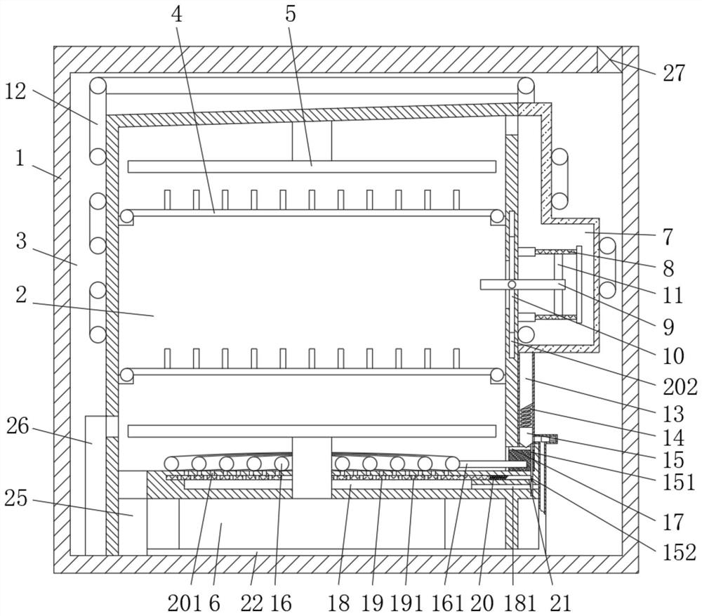 Dish washing machine drying device