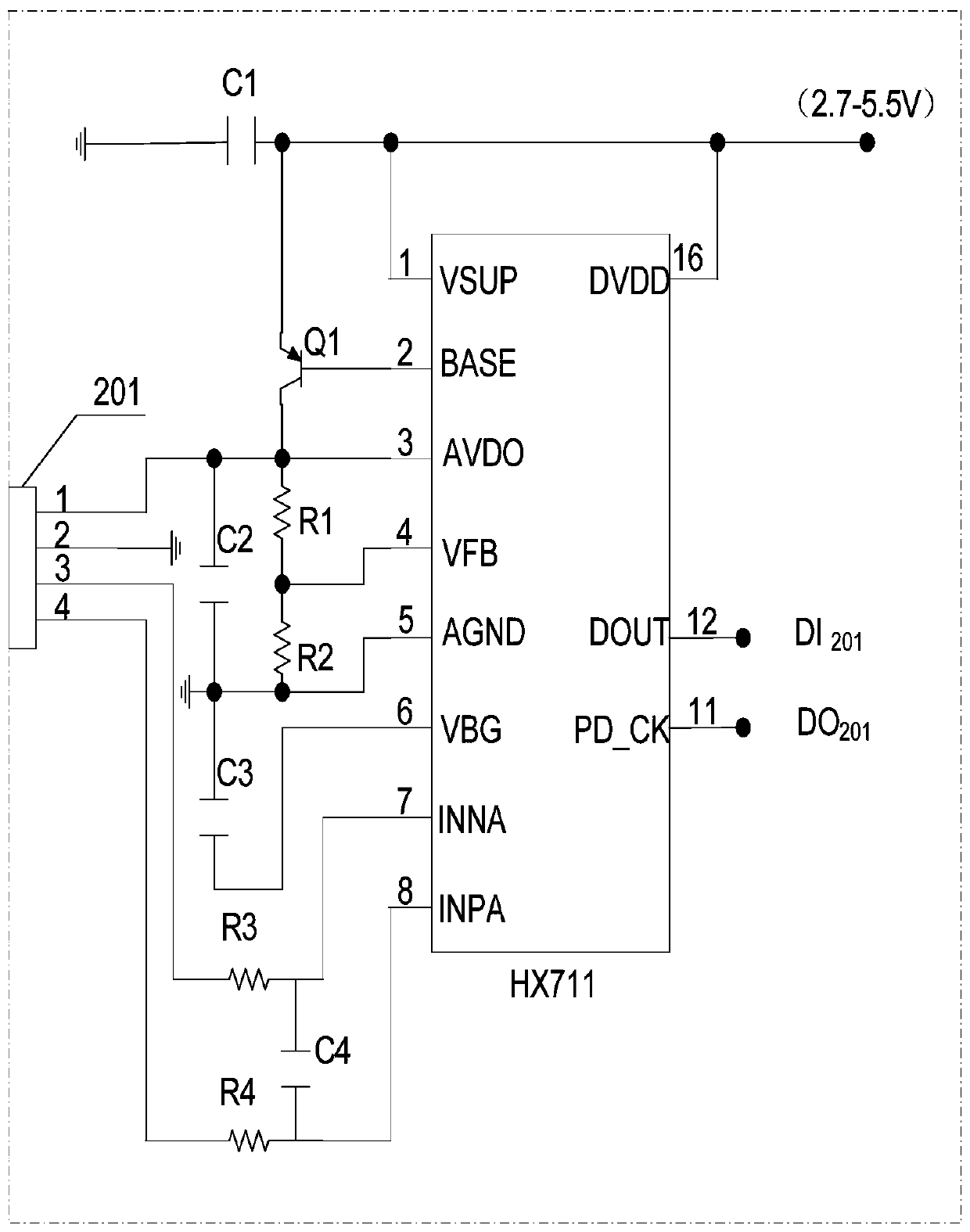 Weighing system for medical suspension bed, and method by using the same