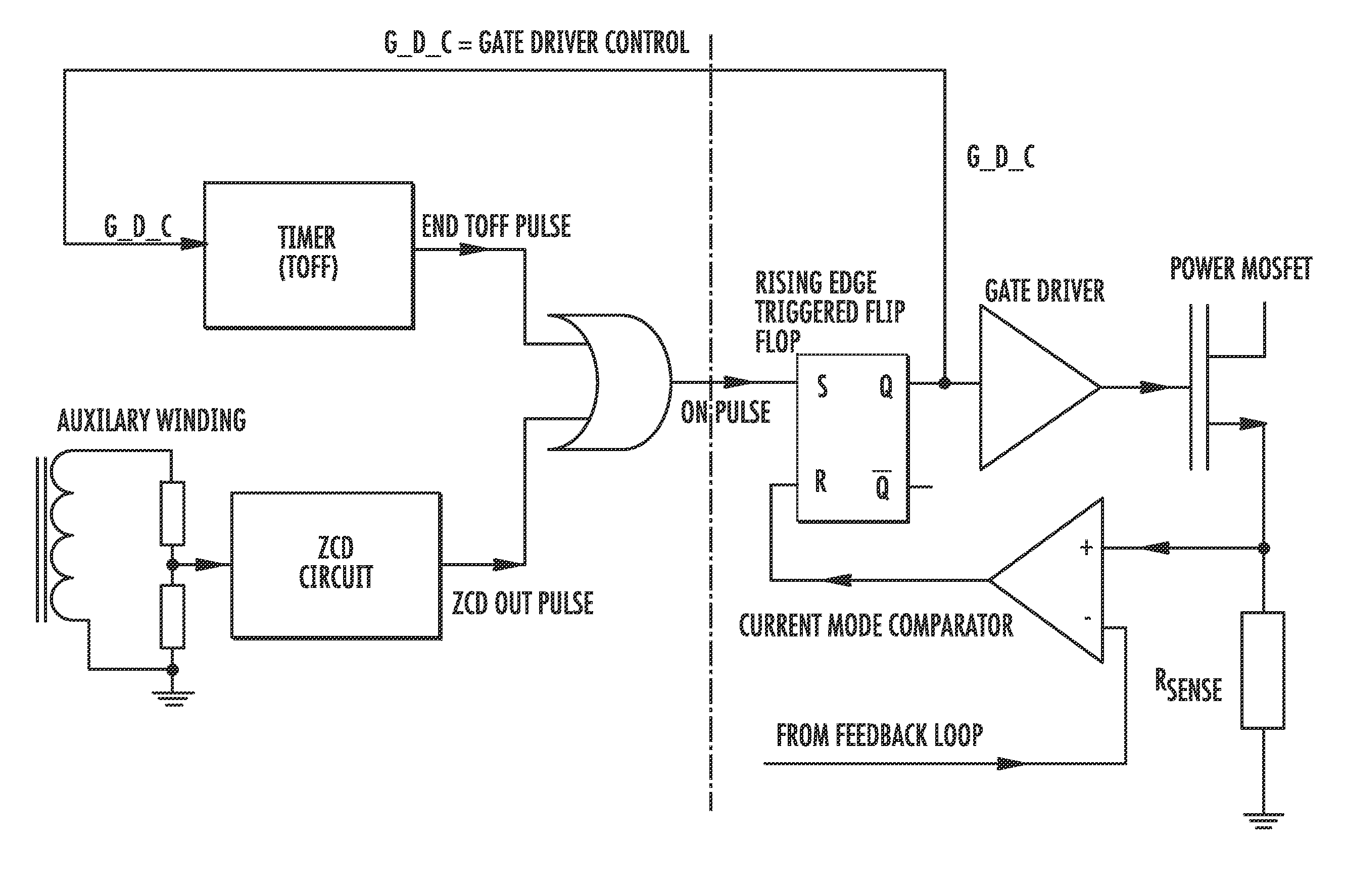 Dual mode flyback converter and method of operating it