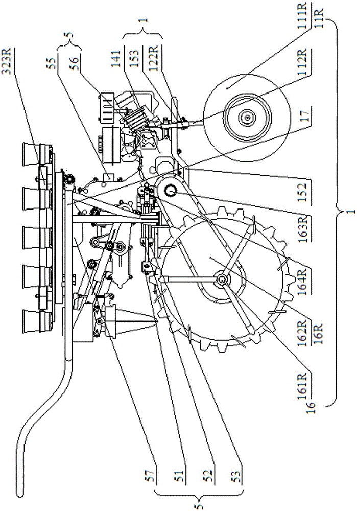 One-way one-way one-row or two-row variable self-propelled seedling transplanter