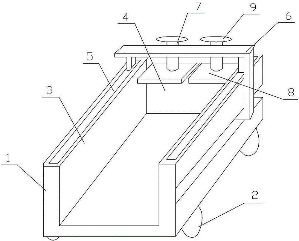 Sizing device for wooden door processing