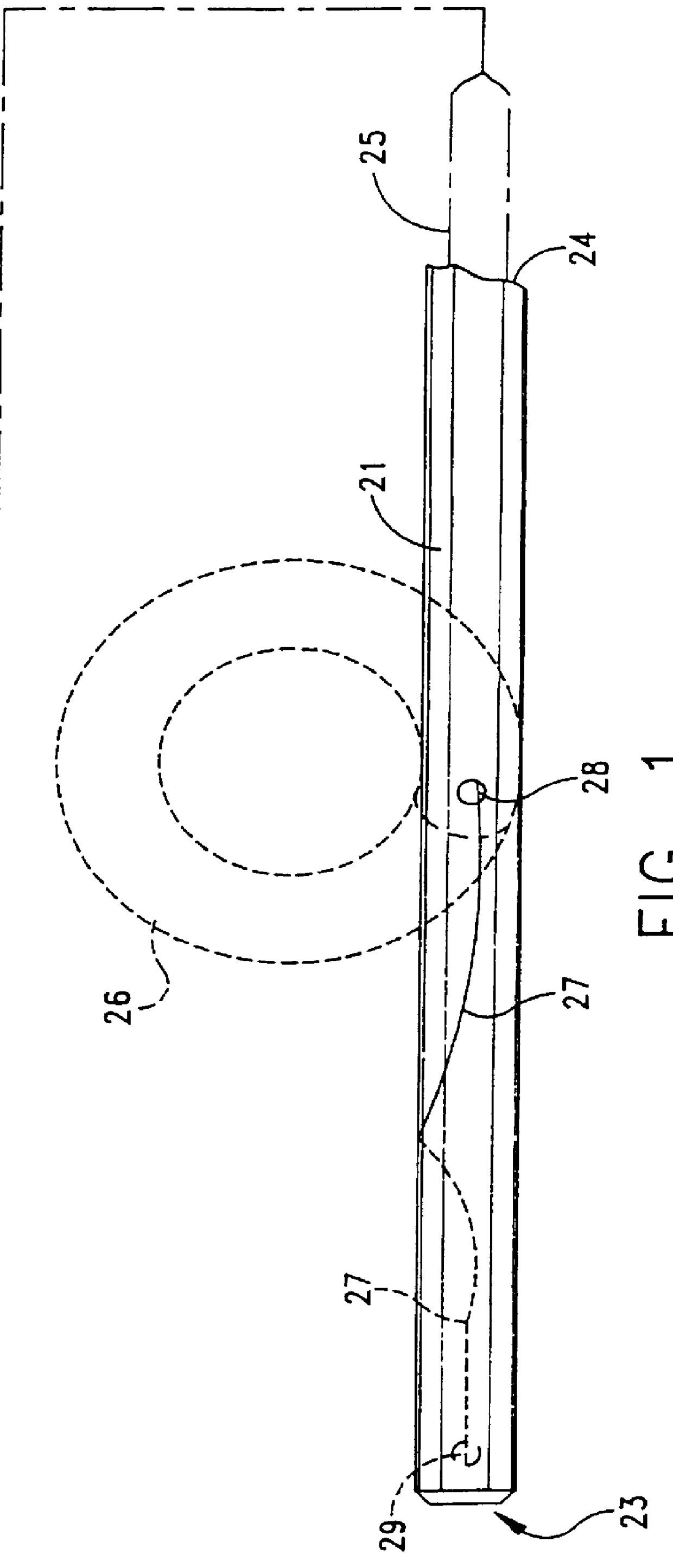 Retention mechanism for catheter with distal anchor