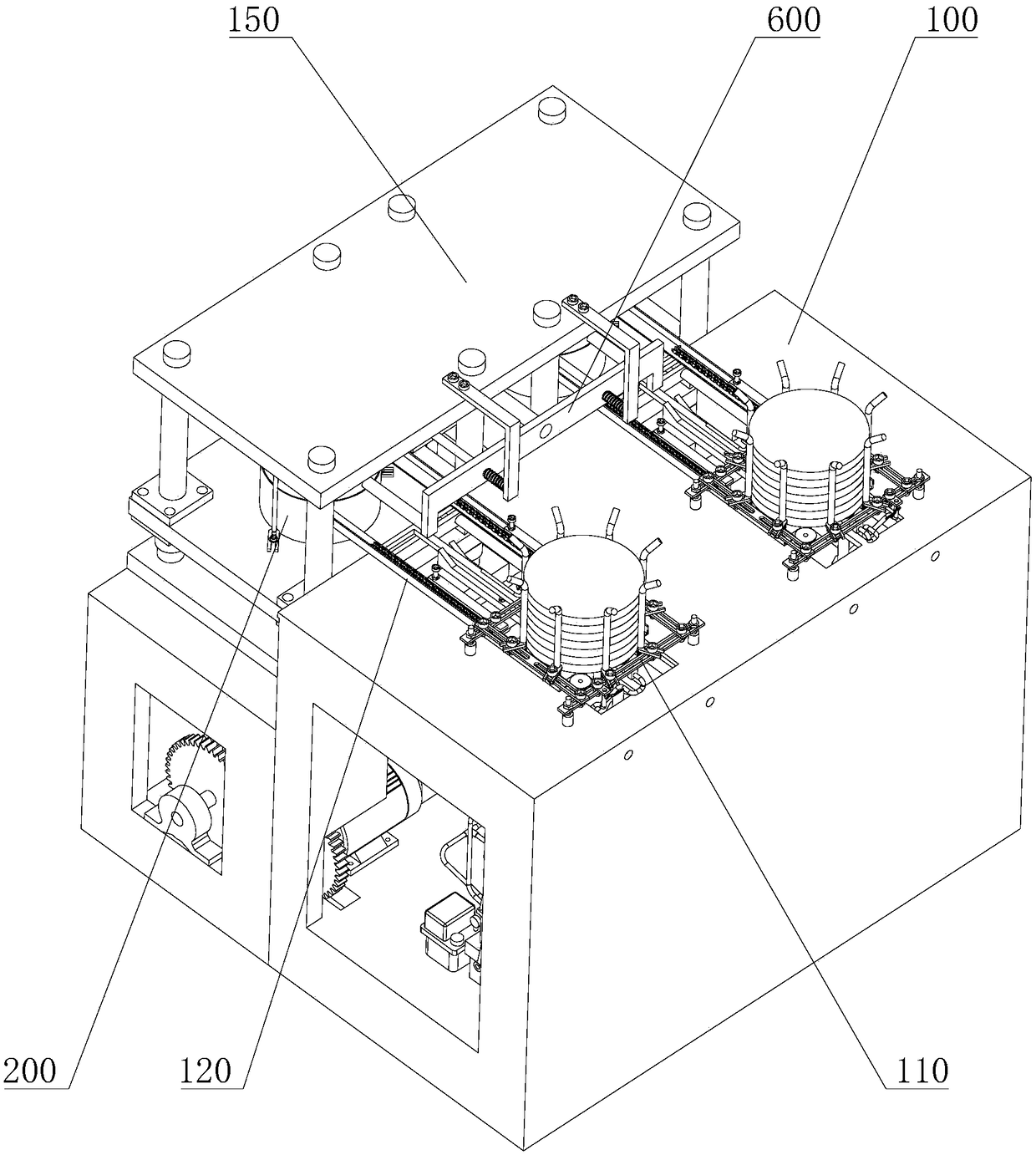 Paper plate forming machine