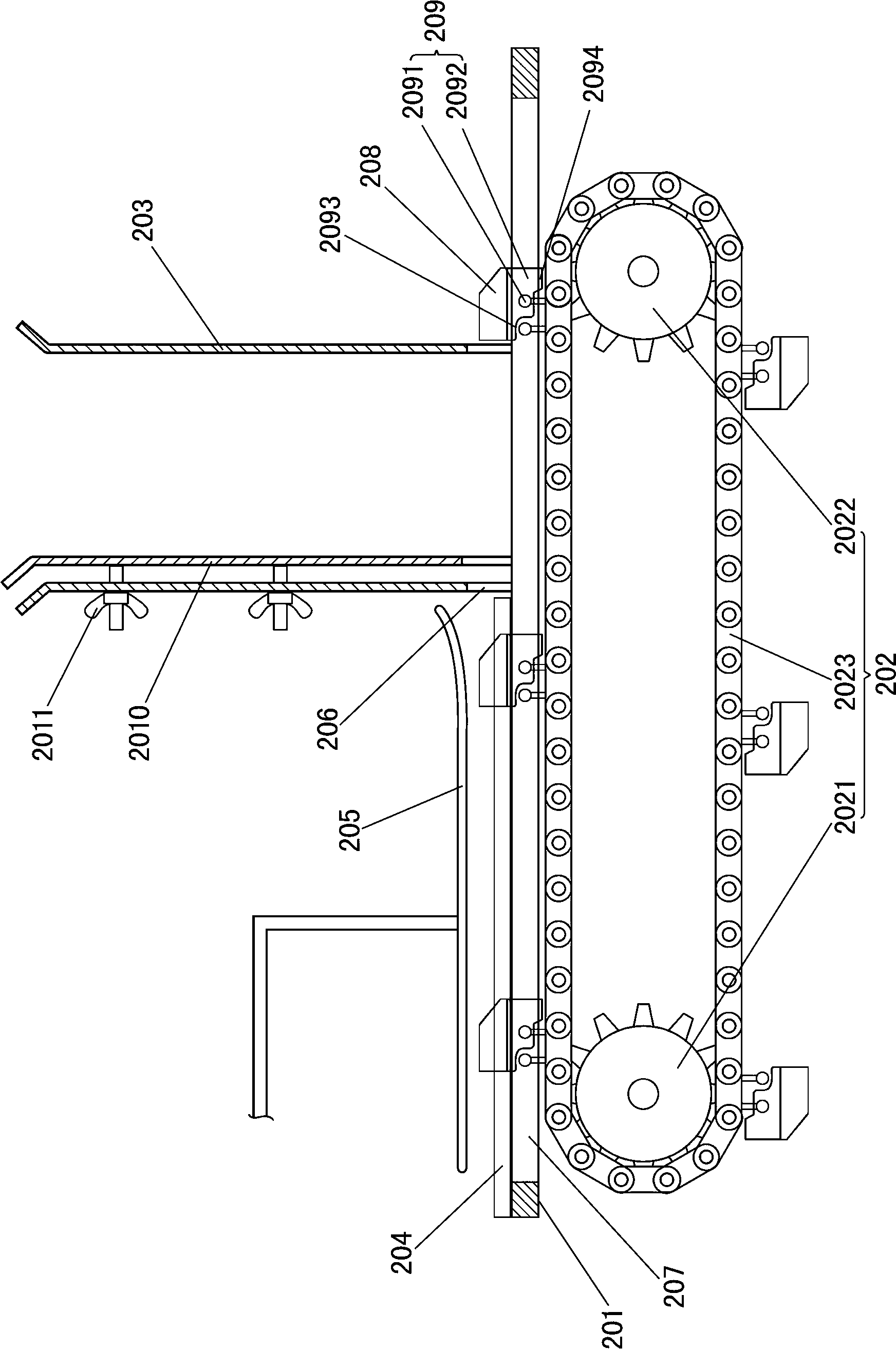 Thermal shrink film packaging machine for drug package box