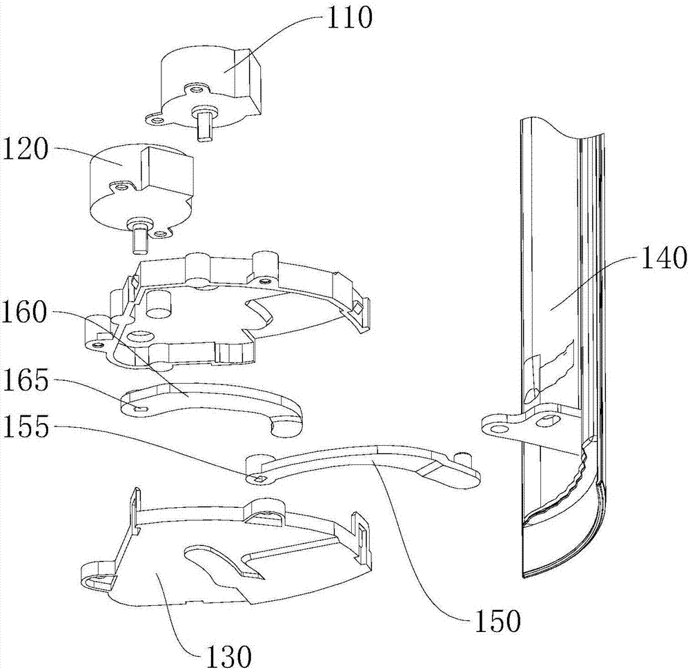 Air guide mechanism of air conditioner and air conditioner