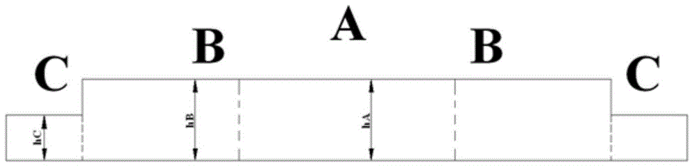 A non-uniform filling system for high-level water collection cooling tower