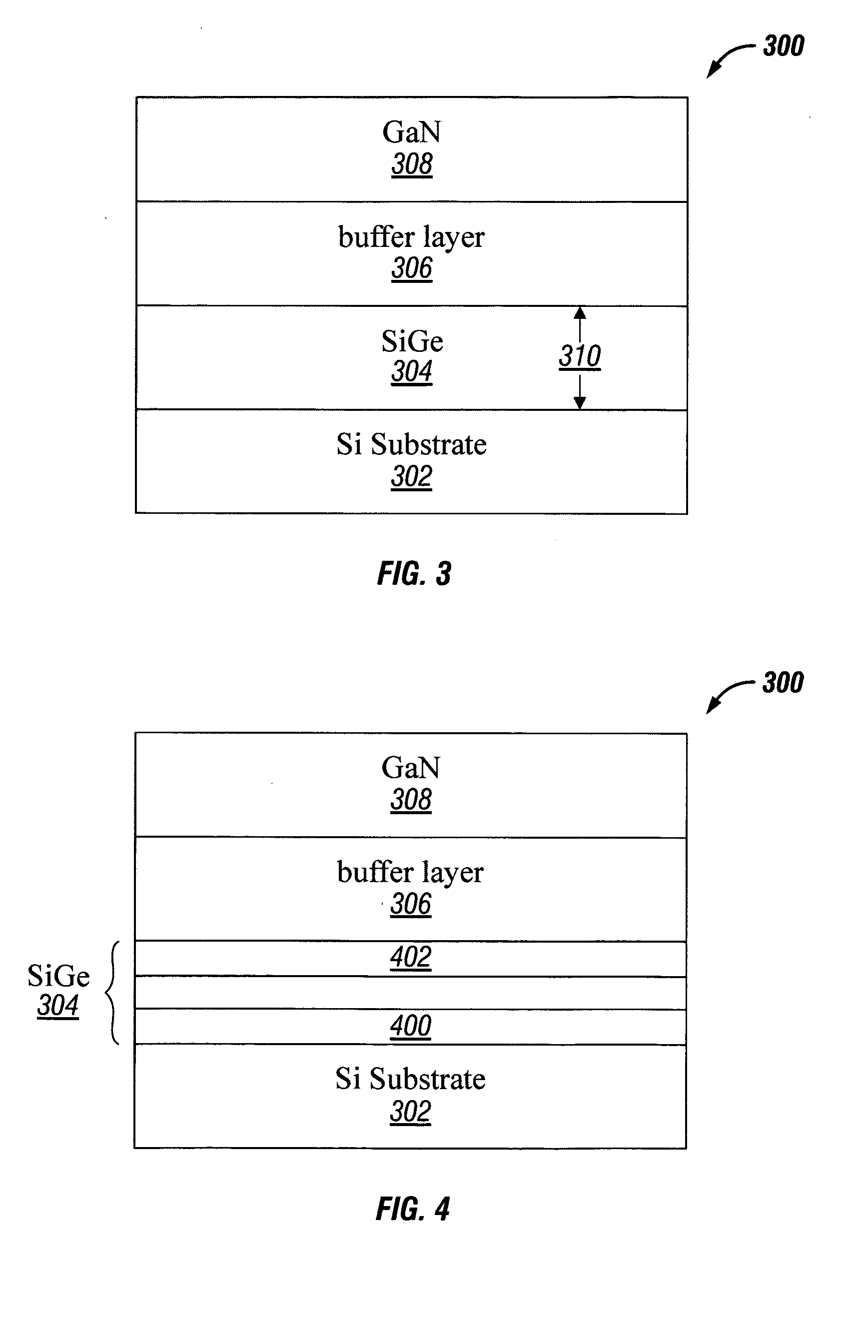 Gallium nitride on silicon with a thermal expansion transition buffer layer