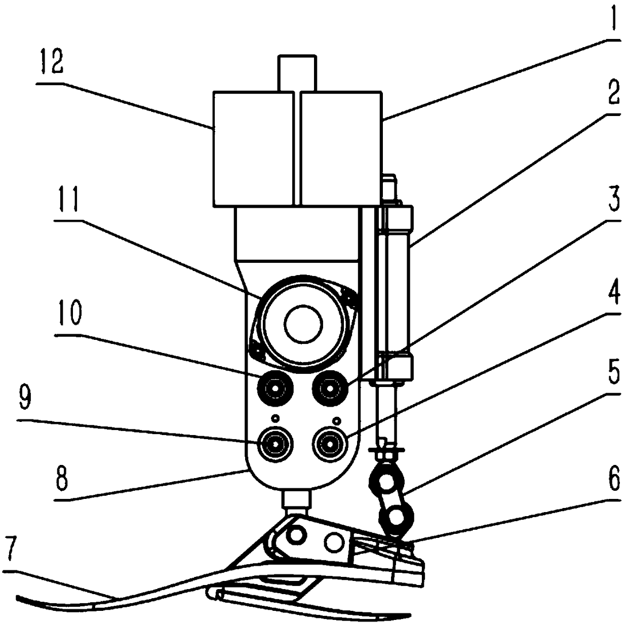 A single-degree-of-freedom active ankle prosthesis based on a closed hydraulic drive system