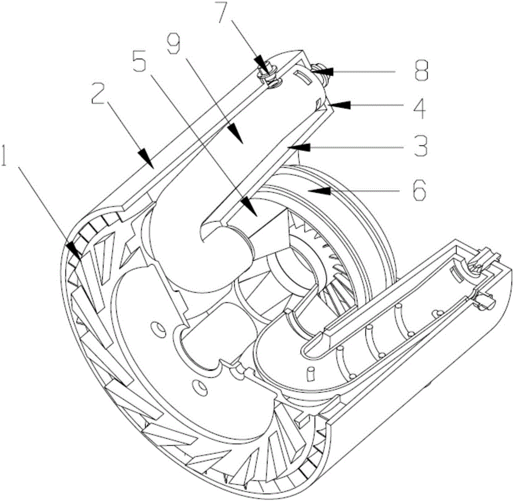 Reverse-flow type pulse detonation combustor