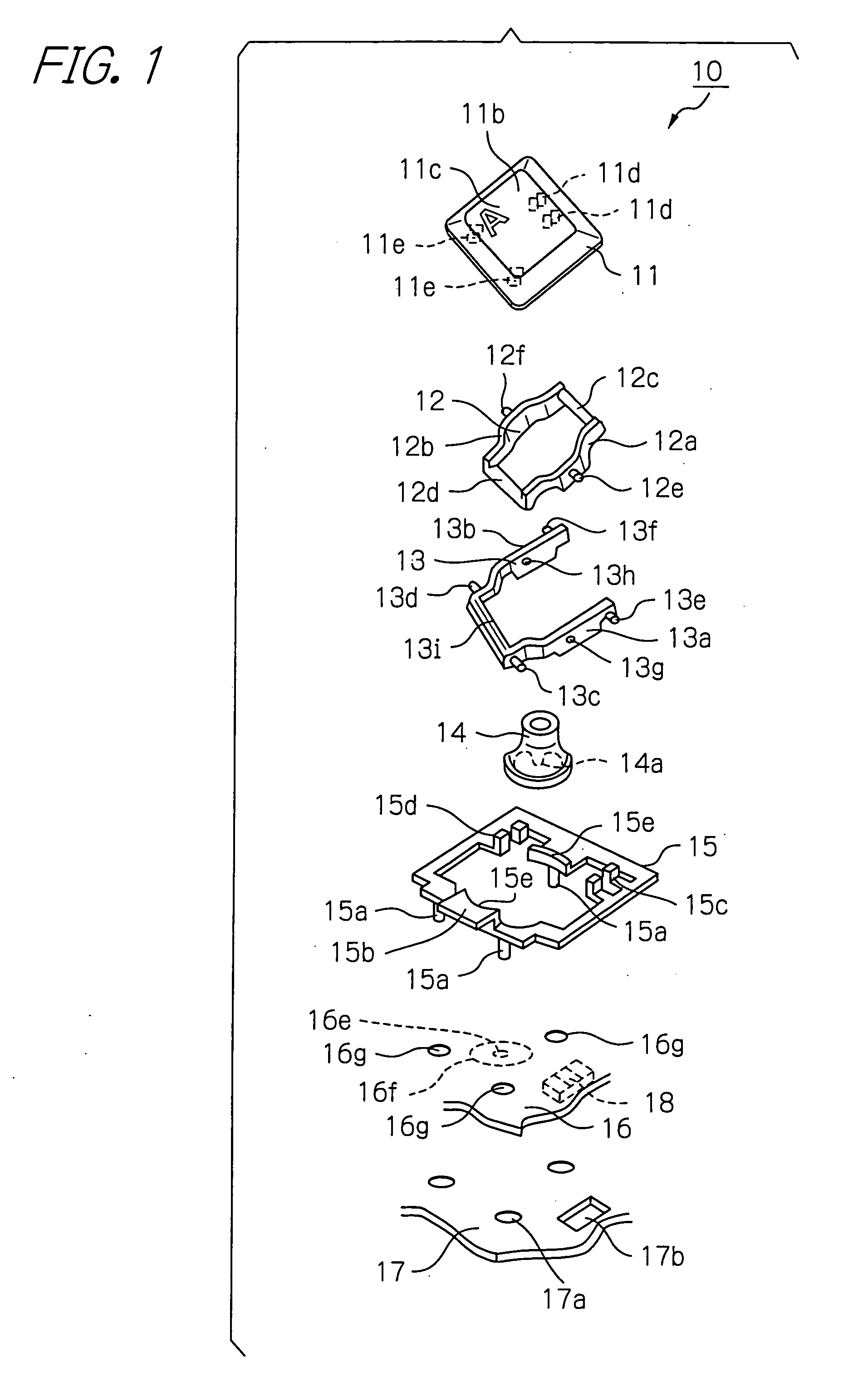 Key switch arrangement having an illuminating function