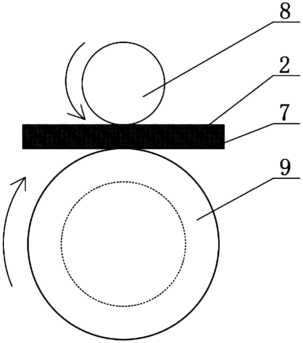 Light-weight composite sound baffle for ship and manufacturing method