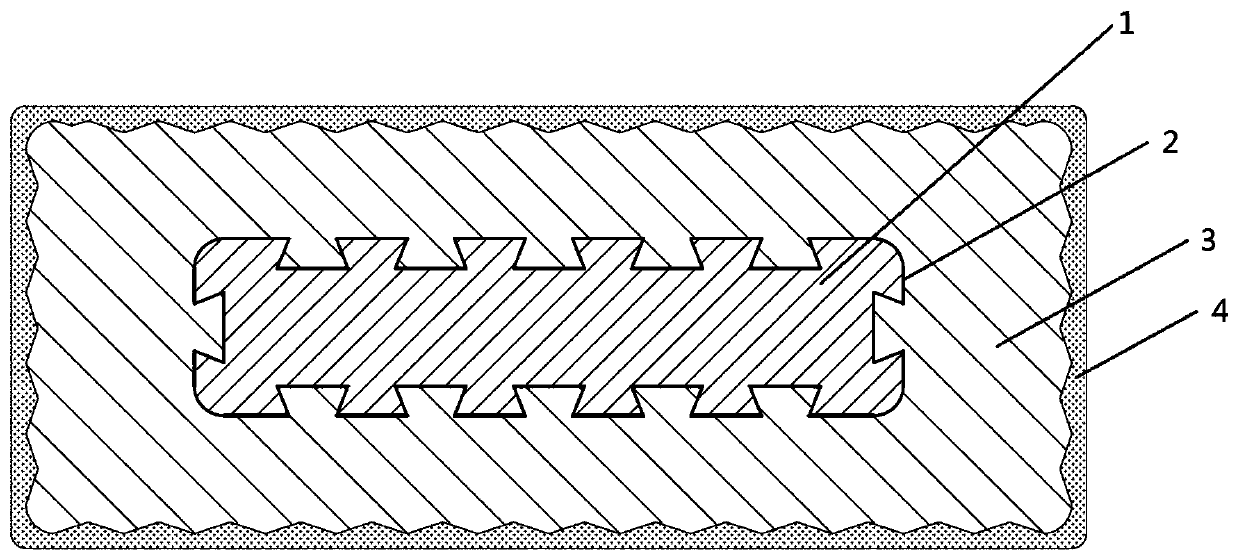 Surface-coated composite anode of porous aluminum rod and lead alloy for zinc electrodeposition and preparation method thereof