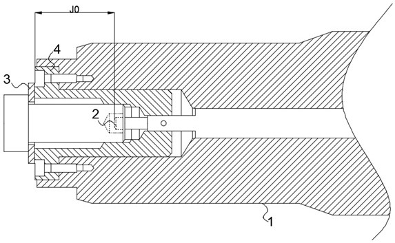 A quick hydraulic stretching installation method for the main bolt of the main pump