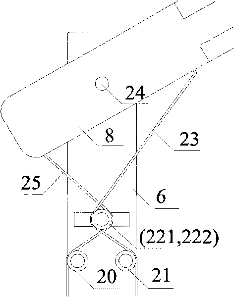 Drawing wire type serial mechanical arm