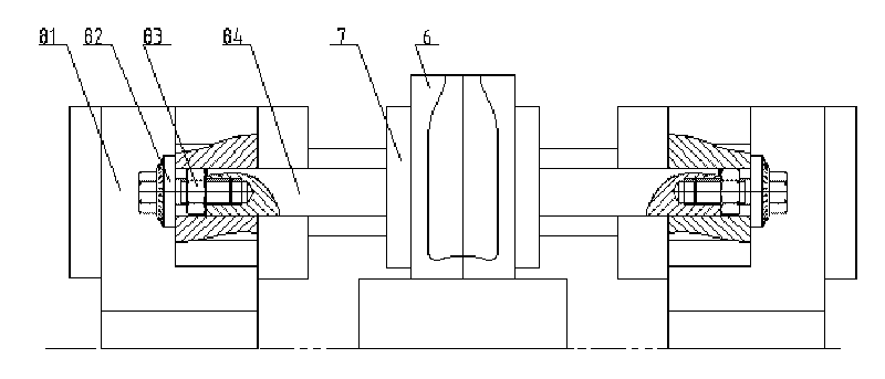 Double-station reciprocating rotary type injection stretch blow hollow forming machine